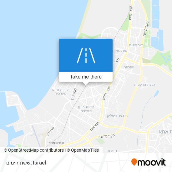 ששת הימים map