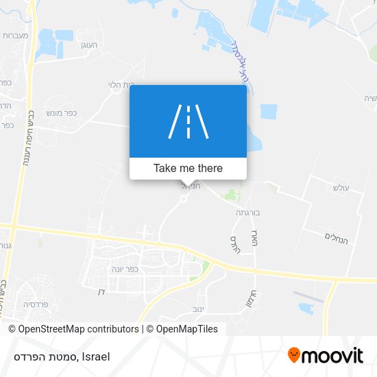 סמטת הפרדס map