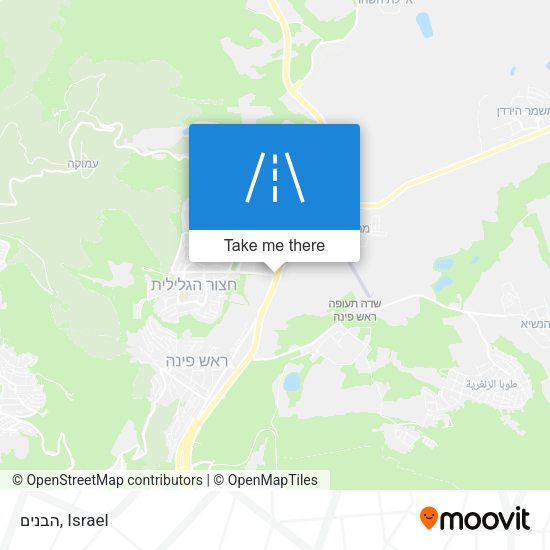 הבנים map