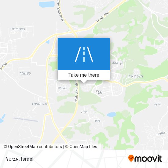 אביטל map