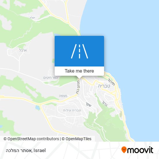 אסתר המלכה map