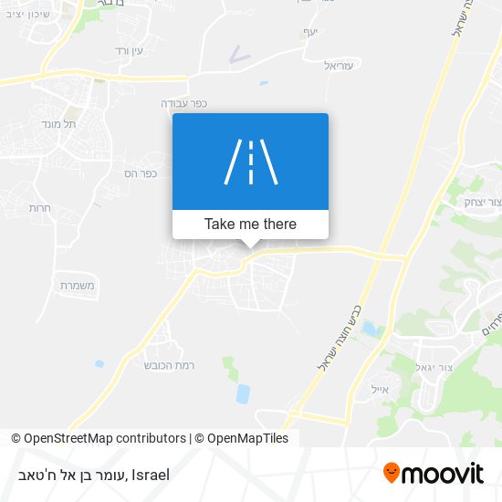 עומר בן אל ח'טאב map