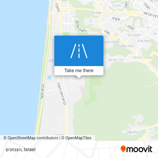 הצנחנים map