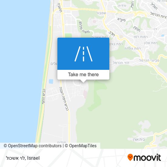 לוי אשכול map