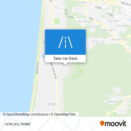 נתן אלבז map