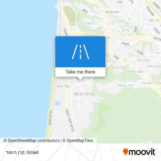 Карта קרן היסוד