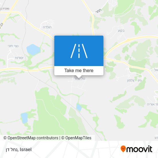 נחל דן map