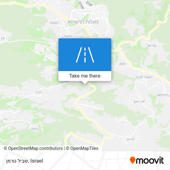 שביל נורמן map