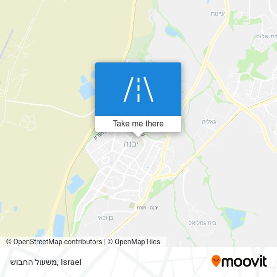 משעול החבוש map