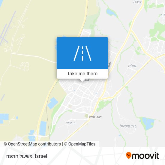 משעול התפוז map