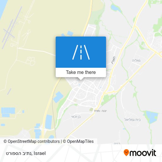נתיב הספורט map