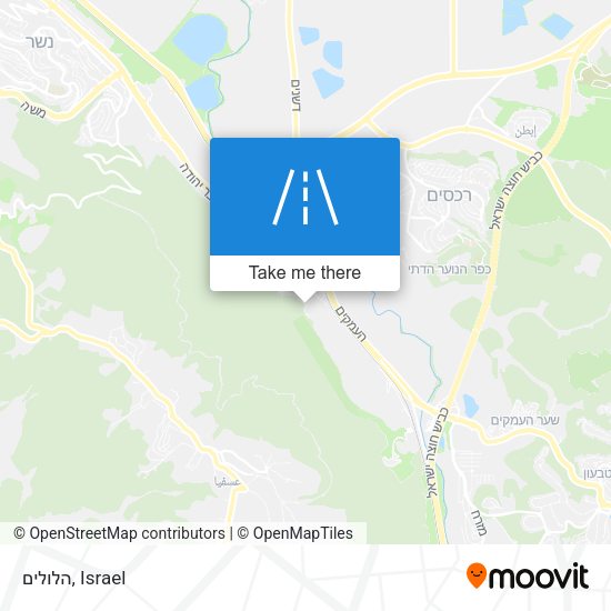 הלולים map