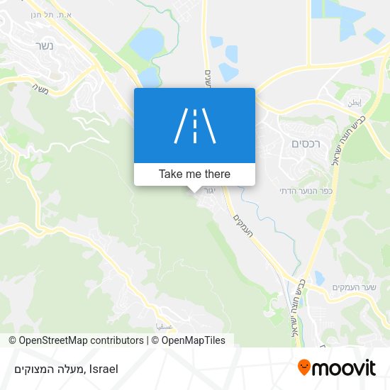 מעלה המצוקים map
