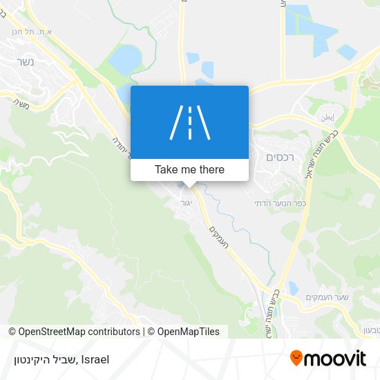 שביל היקינטון map