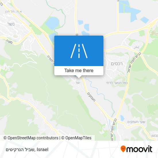 שביל הנרקיסים map