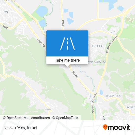 שביל השלדג map
