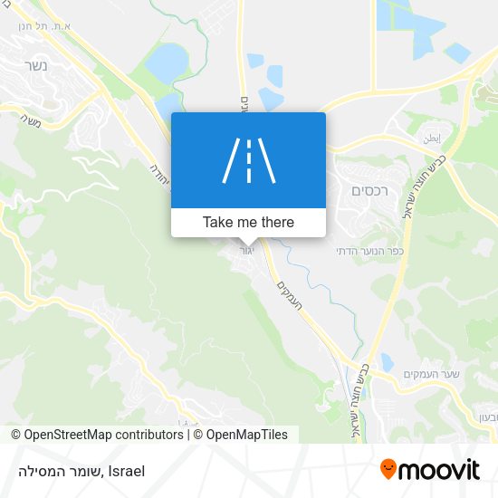 שומר המסילה map