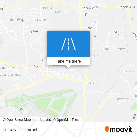 בכור שטרית map