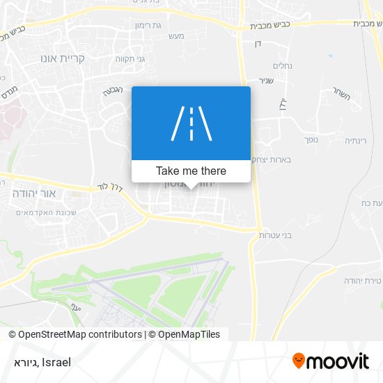 גיורא map