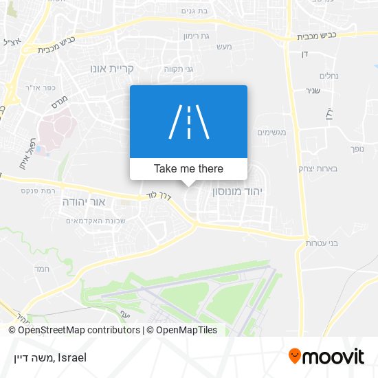 משה דיין map