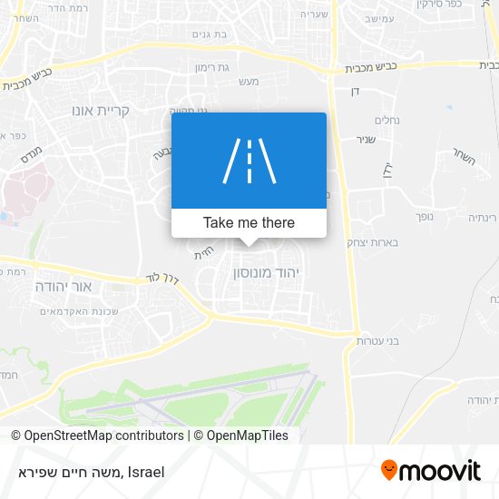 משה חיים שפירא map
