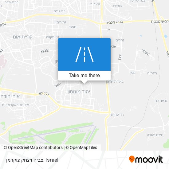 צביה ויצחק צוקרמן map