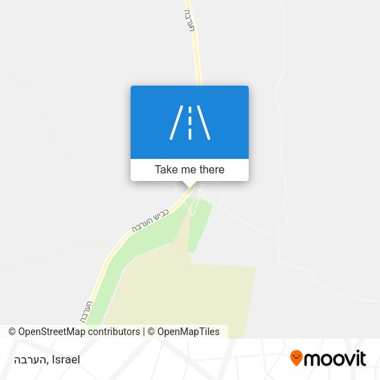 הערבה map