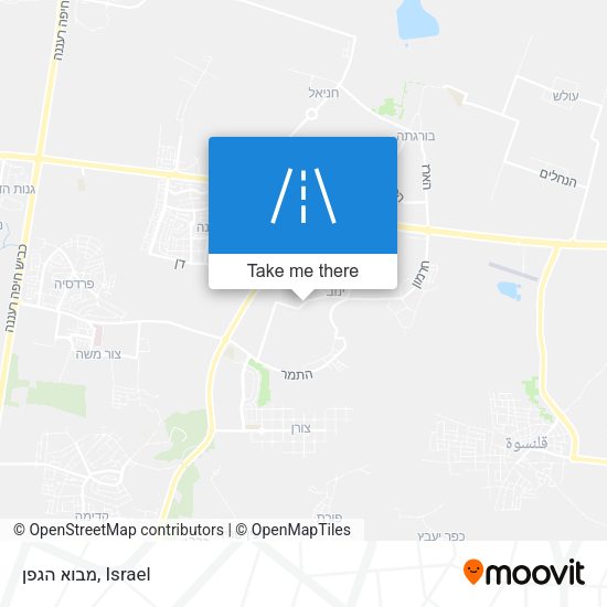 מבוא הגפן map