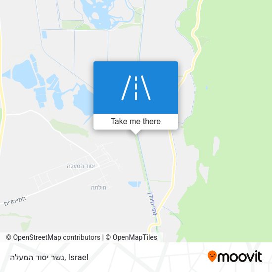 גשר יסוד המעלה map
