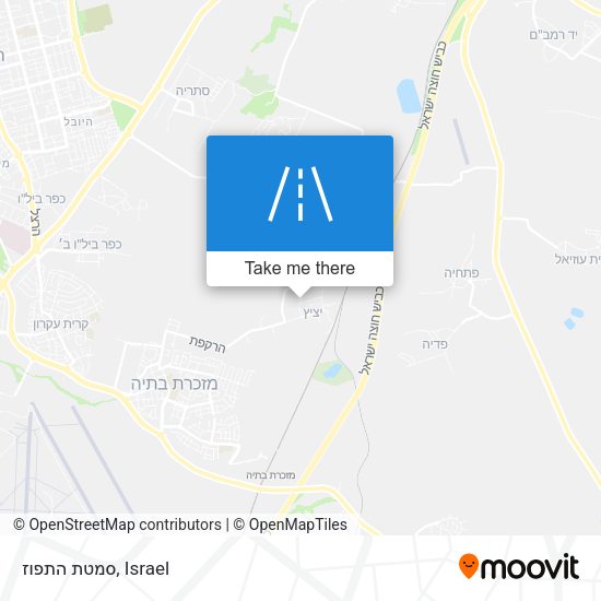 סמטת התפוז map