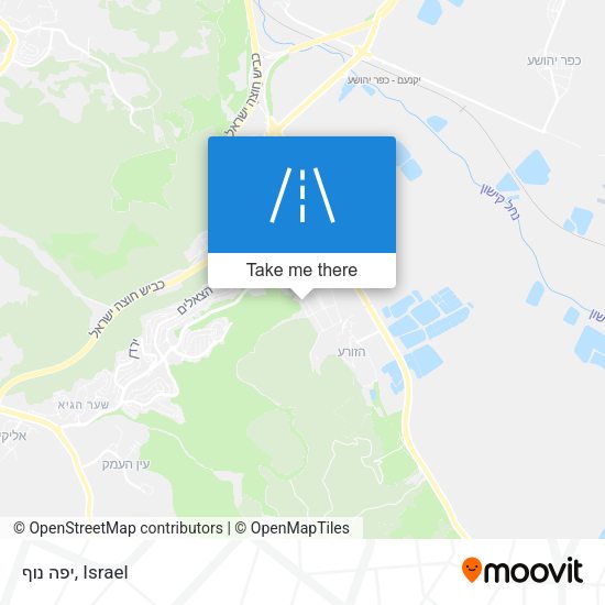 יפה נוף map