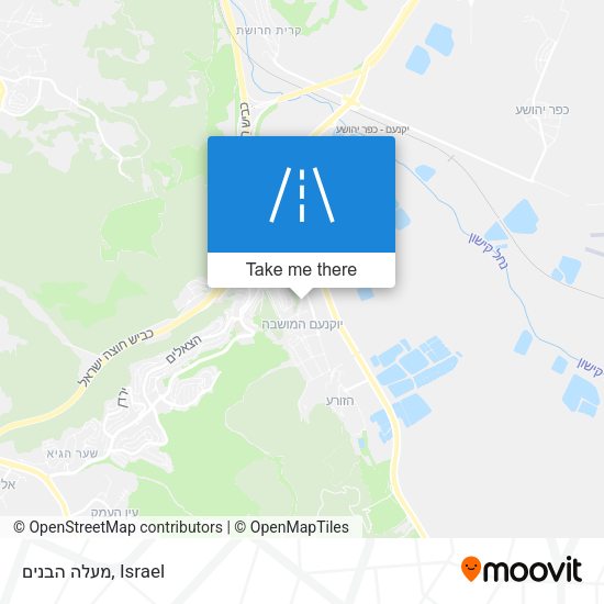 מעלה הבנים map