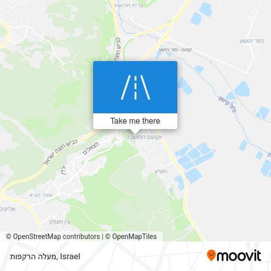 מעלה הרקפות map