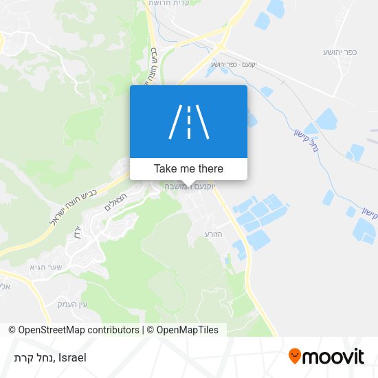 נחל קרת map