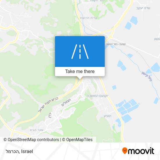 הכרמל map