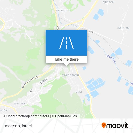 הנרקיסים map