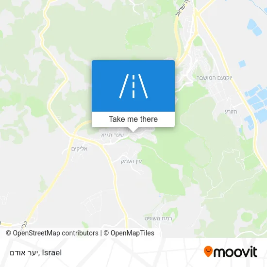 Карта יער אודם