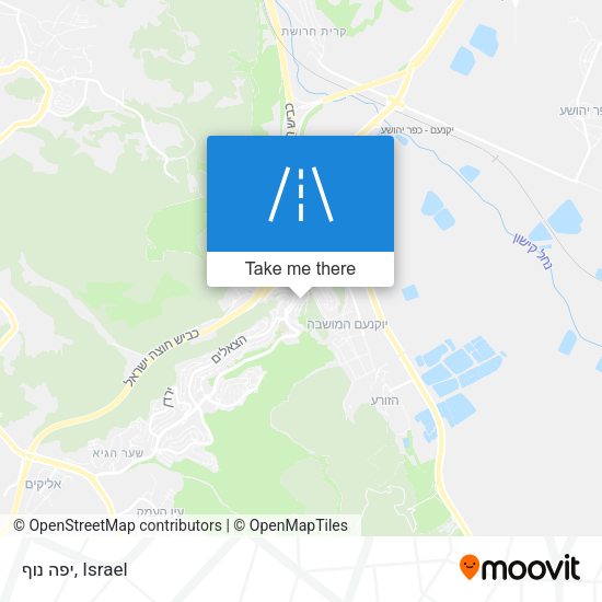 יפה נוף map