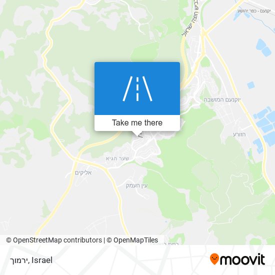 ירמוך map