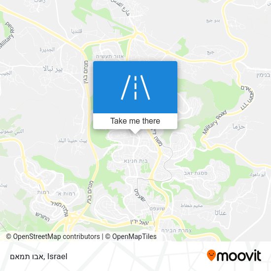 אבו תמאם map
