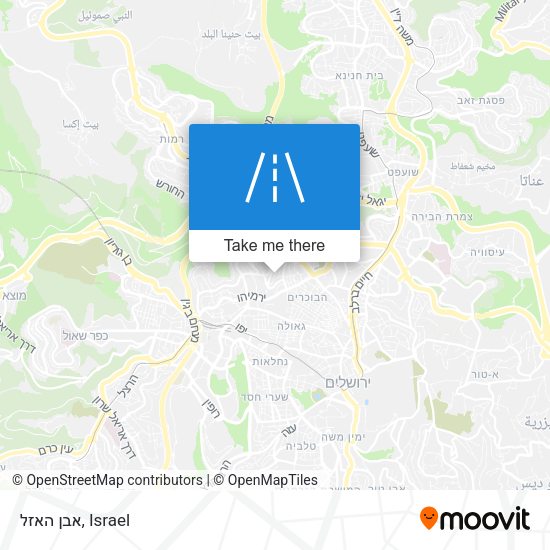 אבן האזל map
