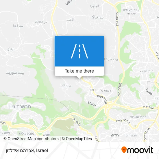 אברהם אידלזון map