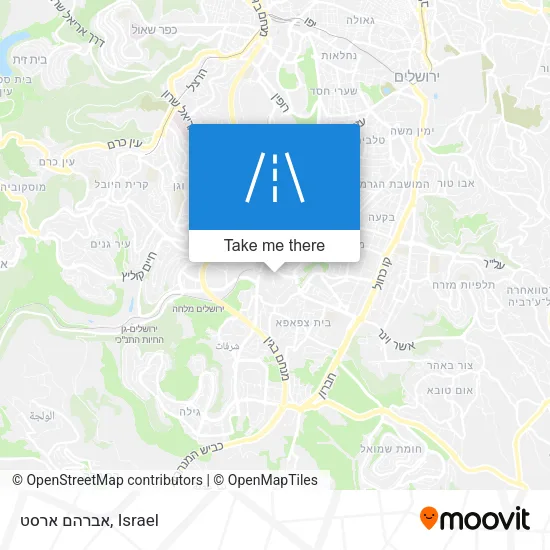 אברהם ארסט map