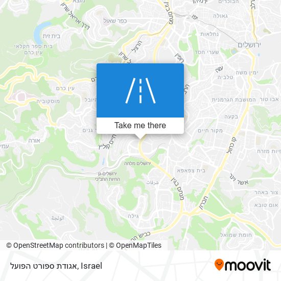 אגודת ספורט הפועל map