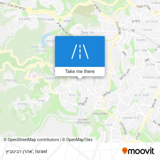 אהרן רבינוביץ' map