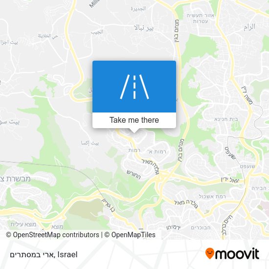 ארי במסתרים map