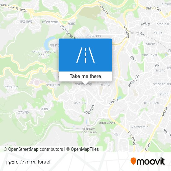 אריה ל. מוצקין map