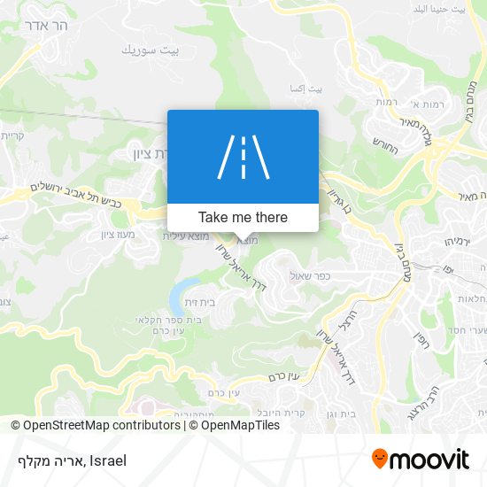 אריה מקלף map