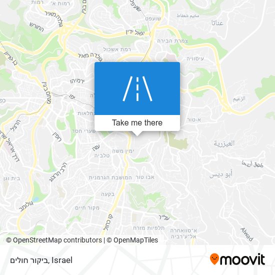 ביקור חולים map