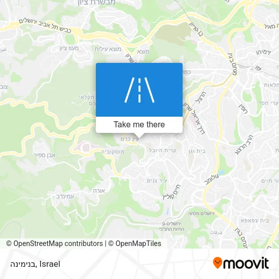 Карта בנימינה